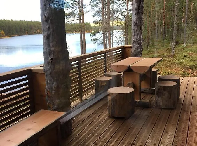 木屋 Konttaisenranta 鲁卡